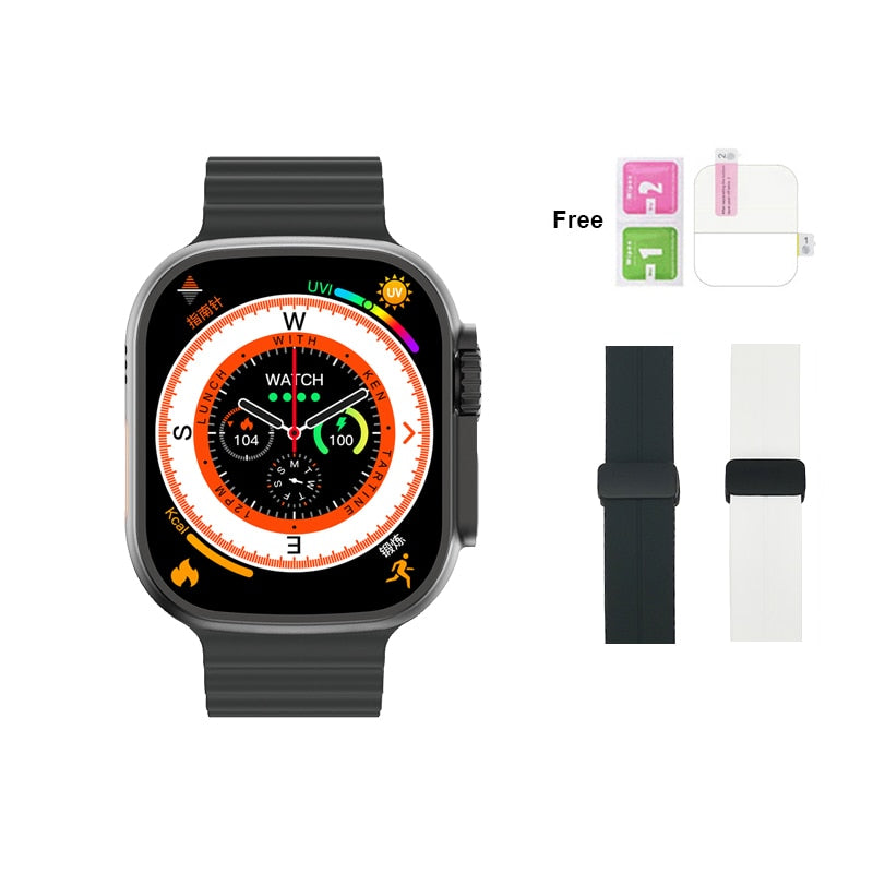 IWO PRO W69 Ultra Smart Watch Compass 2.2 inches 2GB music storage Series 9 GPS Tracking NFC SOS Bluetooth Call Smartwatch Men