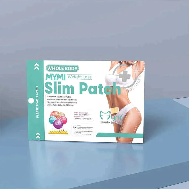 10 Adesivos Slim Patch Redutor De Peso Celulite Inchaço Mymi